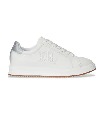 per donna 802974379001 Sneakers Ainsley in pelle con finiture bianche (37), Bianco, Basso, 1 a 3 cm, Stringhe, Casual