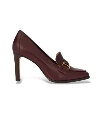 per donna 802P04169003 Scarpa décolleté Tasha in pelle bordeaux (36), 8 a 10cm, Nessuno, Casual, Da sera, Granata, Clas