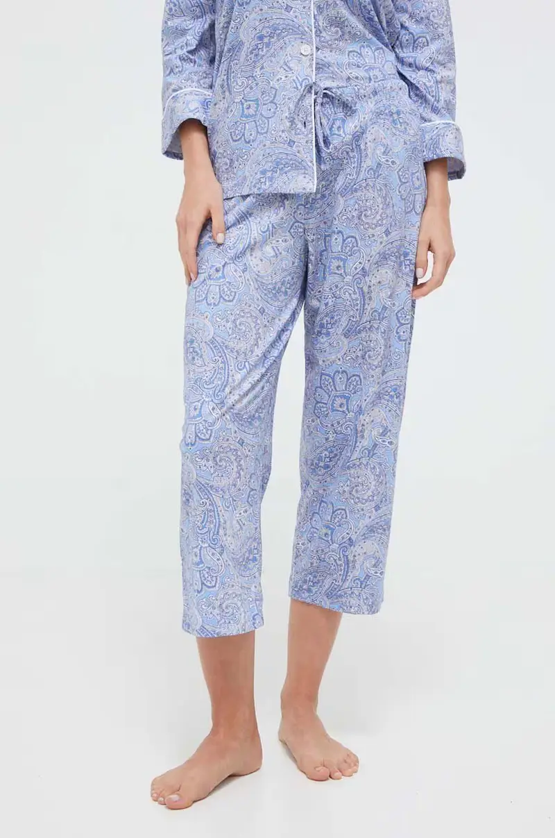 pigama in lana colore blu I819702 miniatura 3