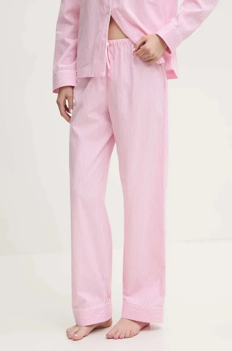 pigama in lana colore rosa ILN92315 miniatura 4