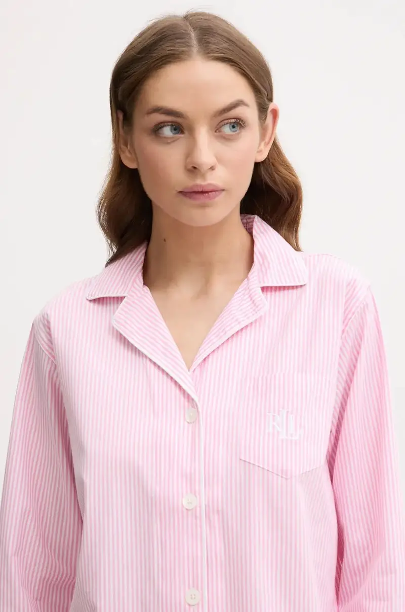 pigama in lana colore rosa ILN92315 miniatura 5