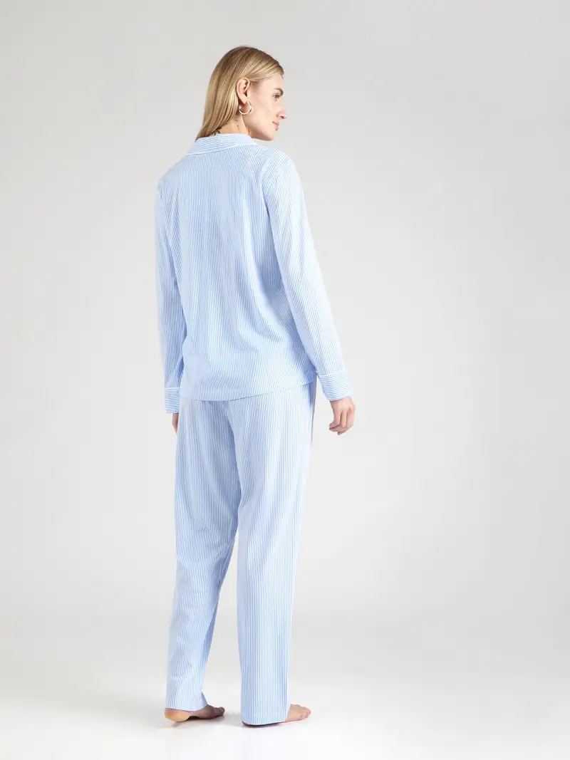 Pigiama blu / bianco miniatura 3