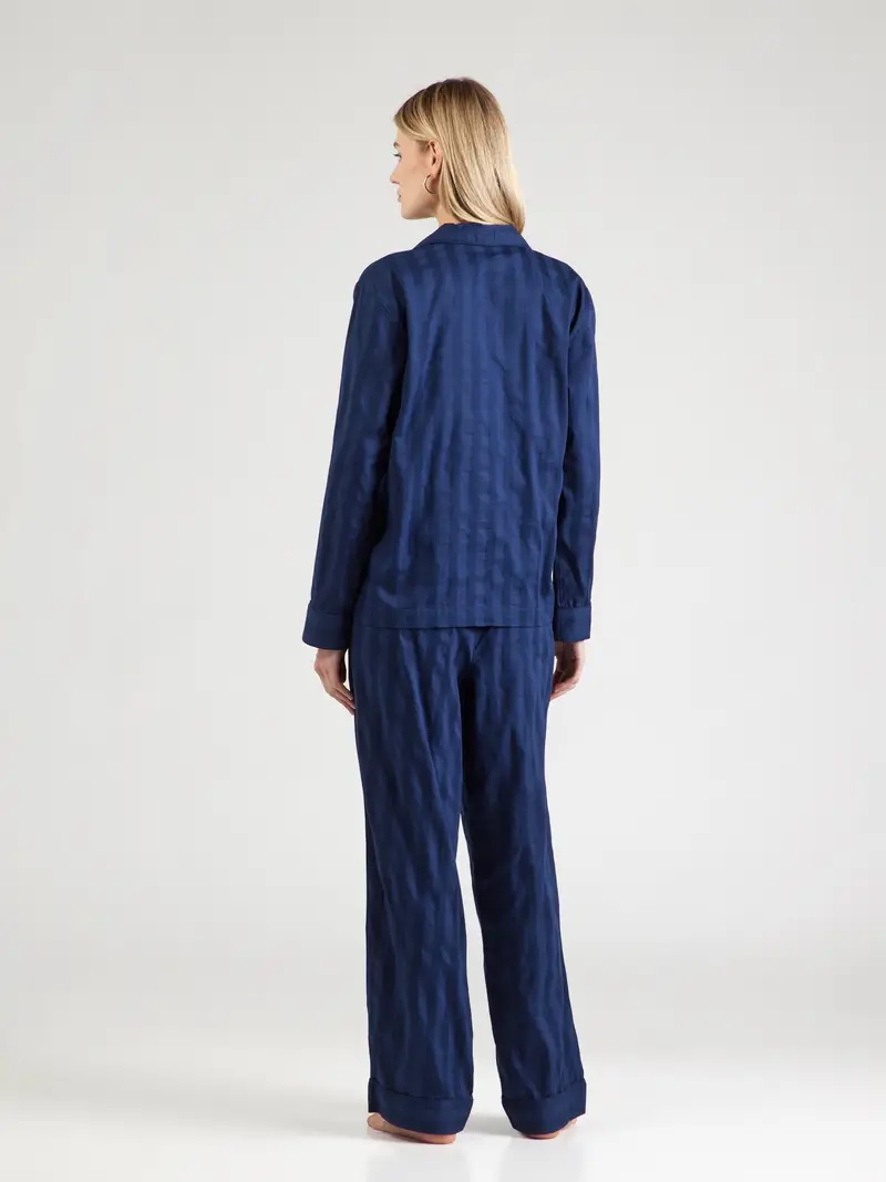 Pigiama blu / blu scuro / bianco miniatura 3