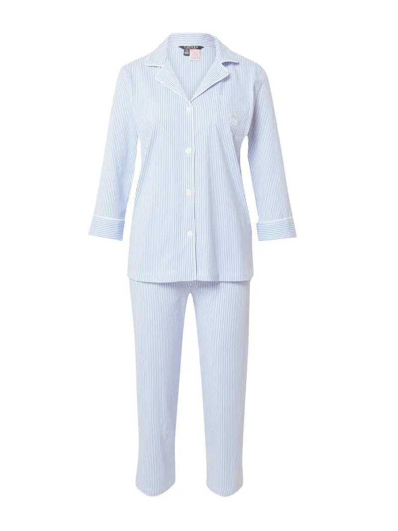 Lauren Ralph Lauren Pigiama blu chiaro / bianco