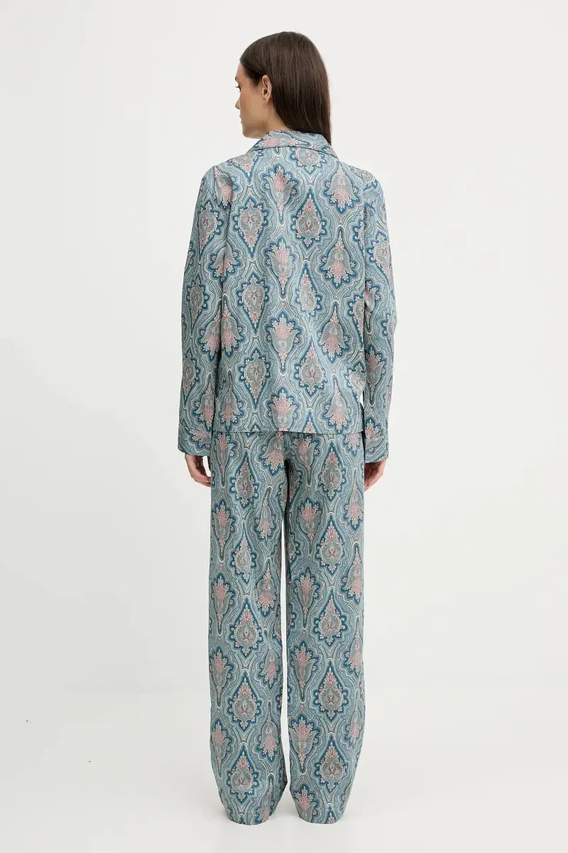 pigiama donna colore blu ILN92476 miniatura 4