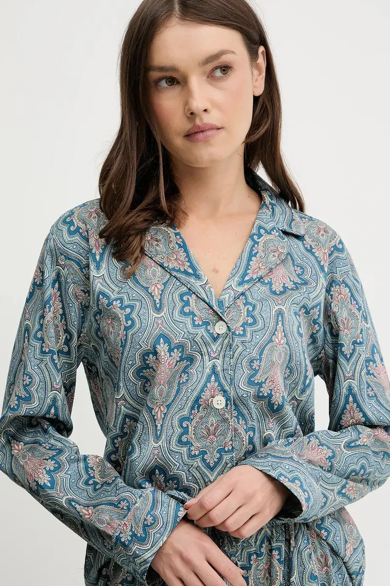 pigiama donna colore blu ILN92476 miniatura 5