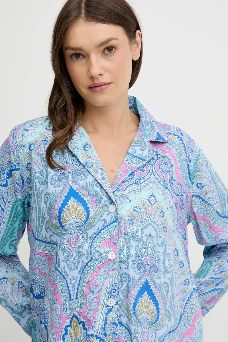 pigiama donna colore blu ILN92479 miniatura 5