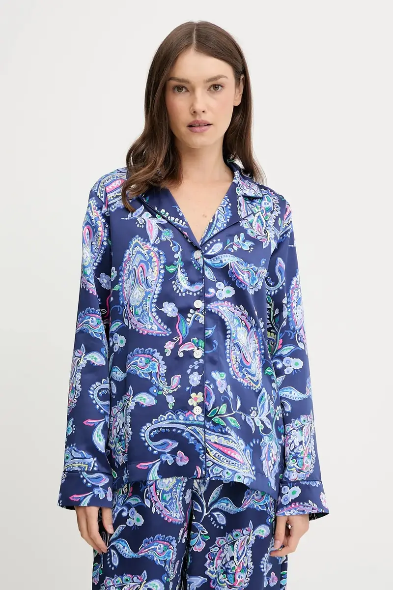 pigiama donna colore blu ILN92480 miniatura 2