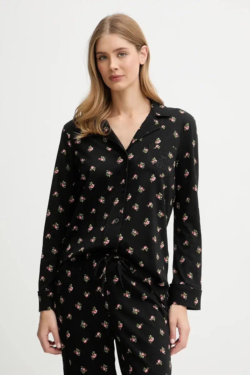 pigiama donna colore nero ILN92467F miniatura 3