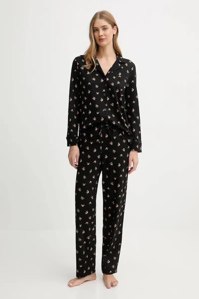 pigiama donna colore nero ILN92467F