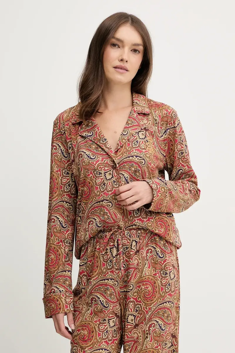 pigiama donna colore rosso ILN92467F miniatura 2