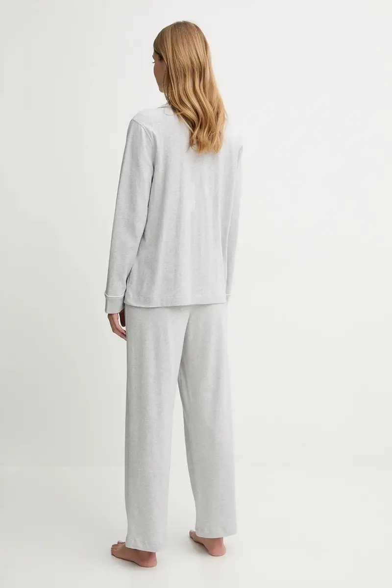 pigiama in lana donna colore grigio ILN92453 miniatura 2