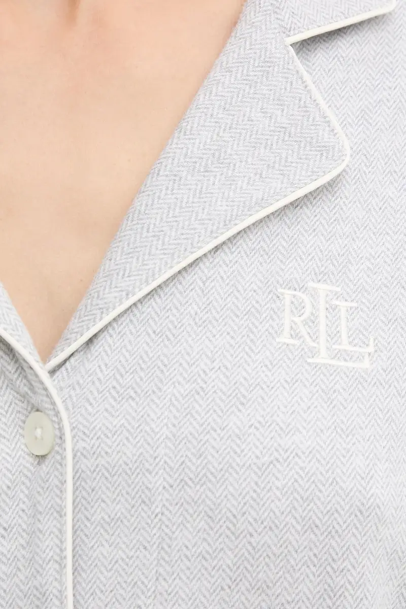 pigiama in lana donna colore grigio ILN92453 miniatura 5