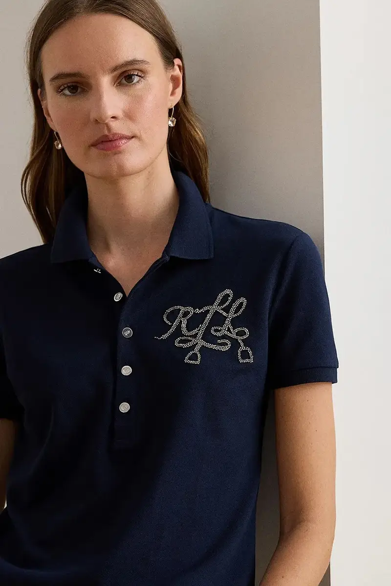 Lauren Ralph Lauren Polo Donna Blu 3596093 miniatura 4