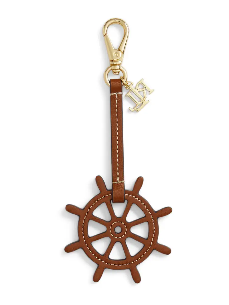 Portachiavi cognac / oro miniatura 2