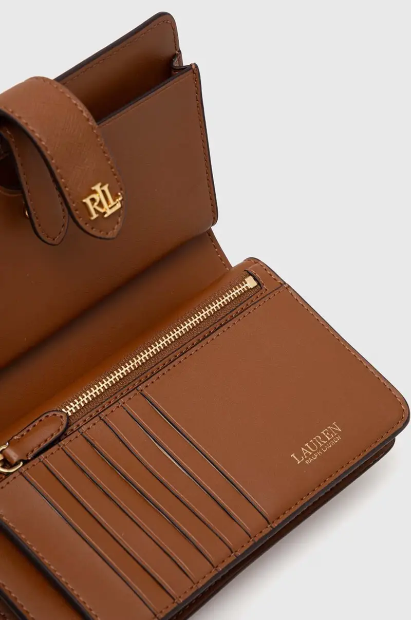 portafoglio donna colore marrone miniatura 4