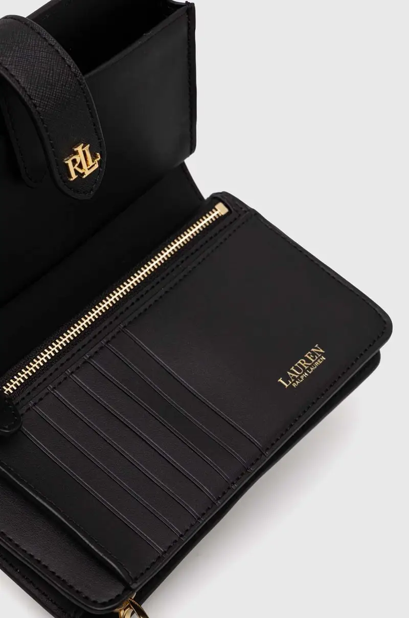 portafoglio donna colore nero miniatura 4