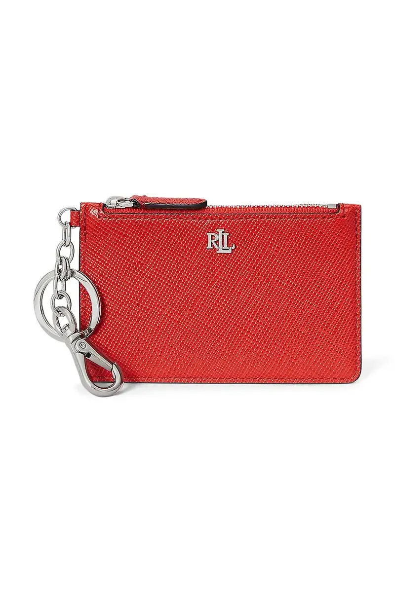 portafoglio in pelle colore arancione 432966789