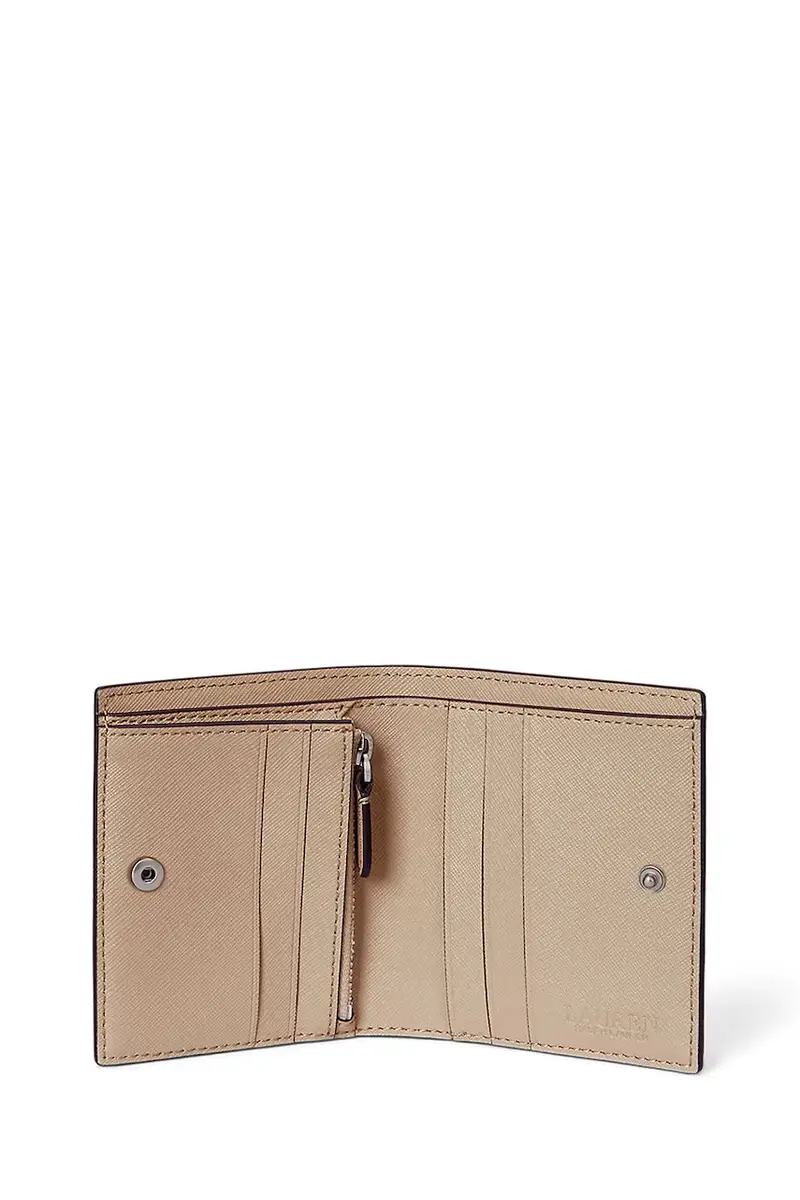 portafoglio in pelle donna colore beige 432974514 miniatura 3