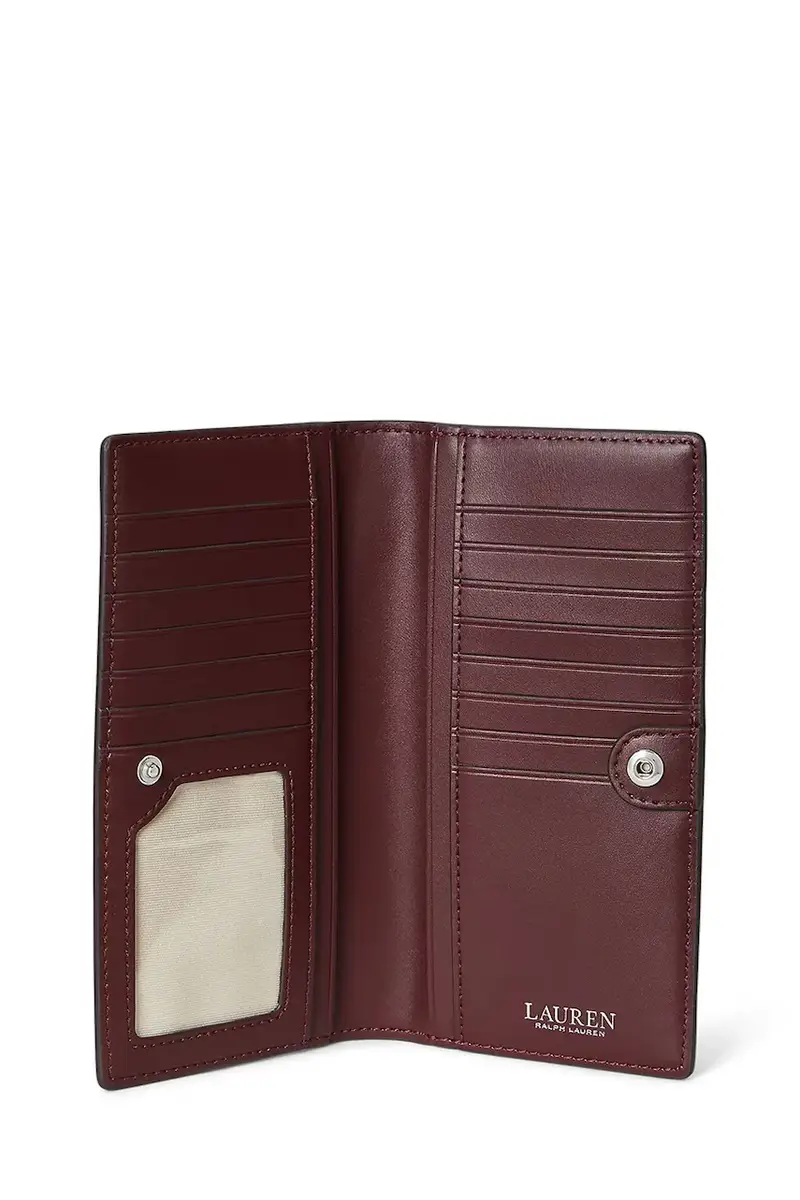 portafoglio in pelle donna colore oro 432802917 Granata miniatura 3