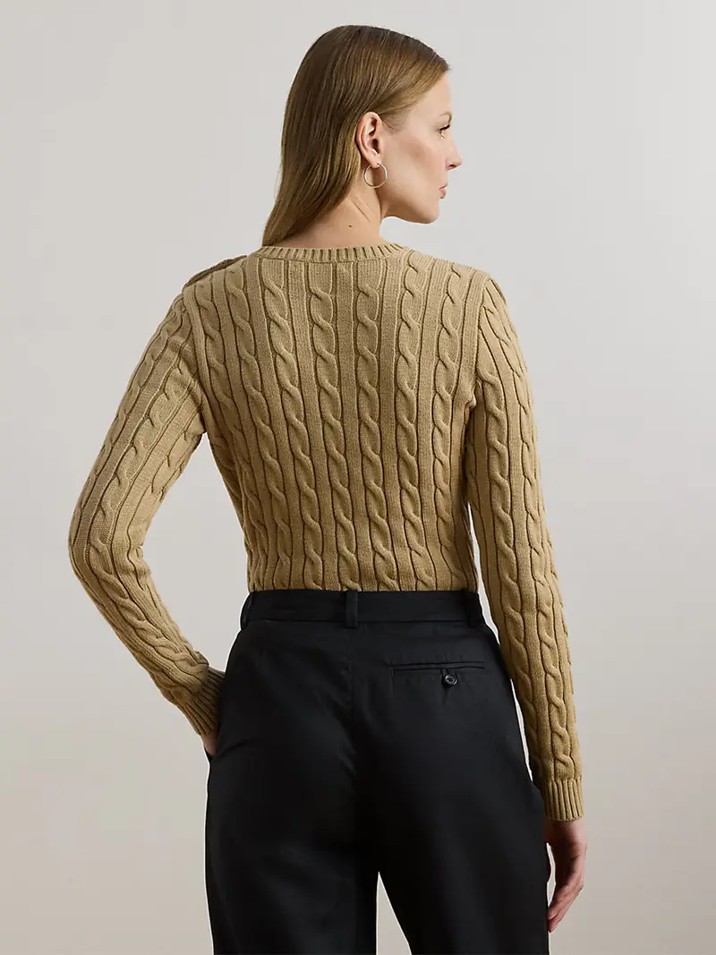 Pullover beige miniatura 3