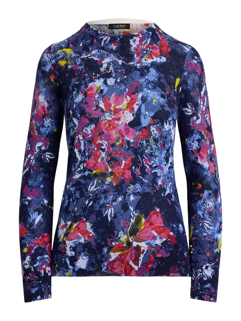 Lauren Ralph Lauren Pullover  blu notte / blu scuro / limone / fucsia