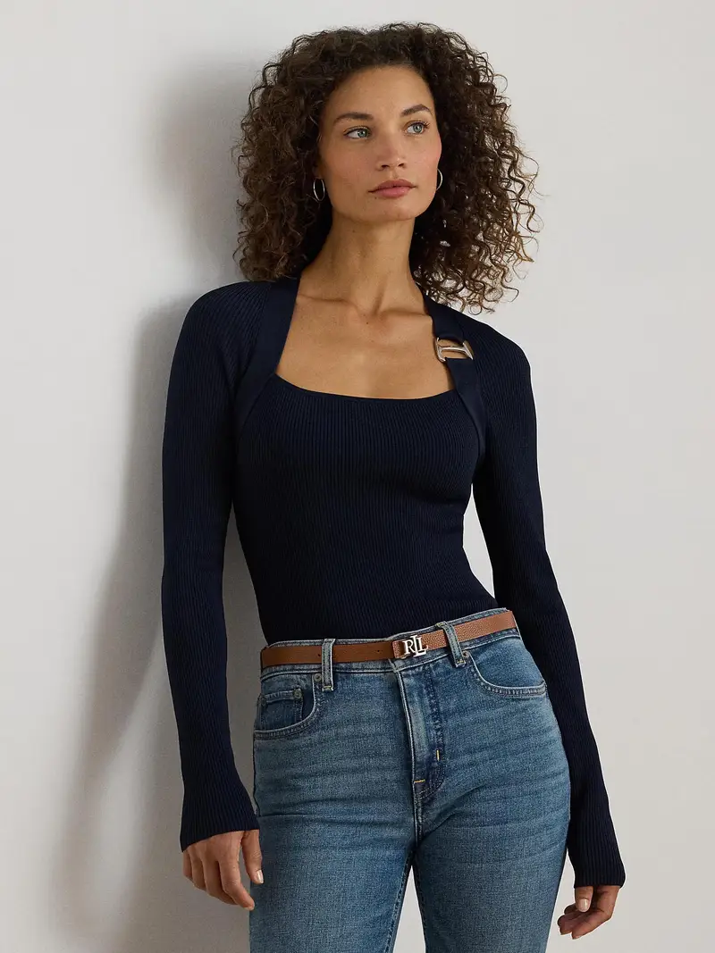 Pullover 'Chago' navy miniatura 2