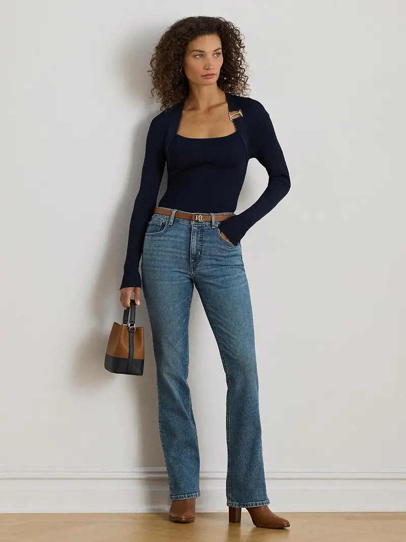 Pullover 'Chago' navy miniatura 3