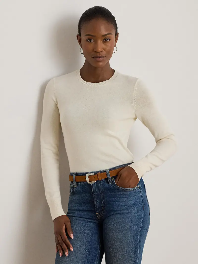 Pullover crema miniatura 2