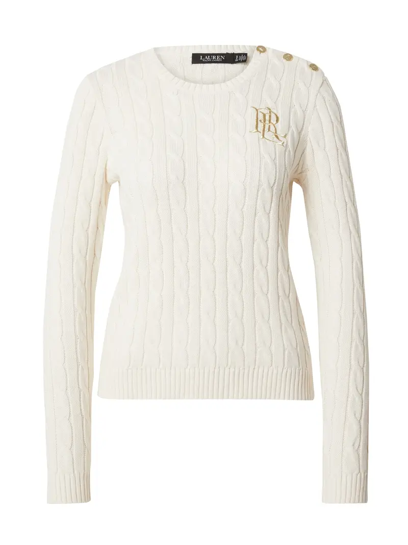 Lauren Ralph Lauren Pullover  crema / oro