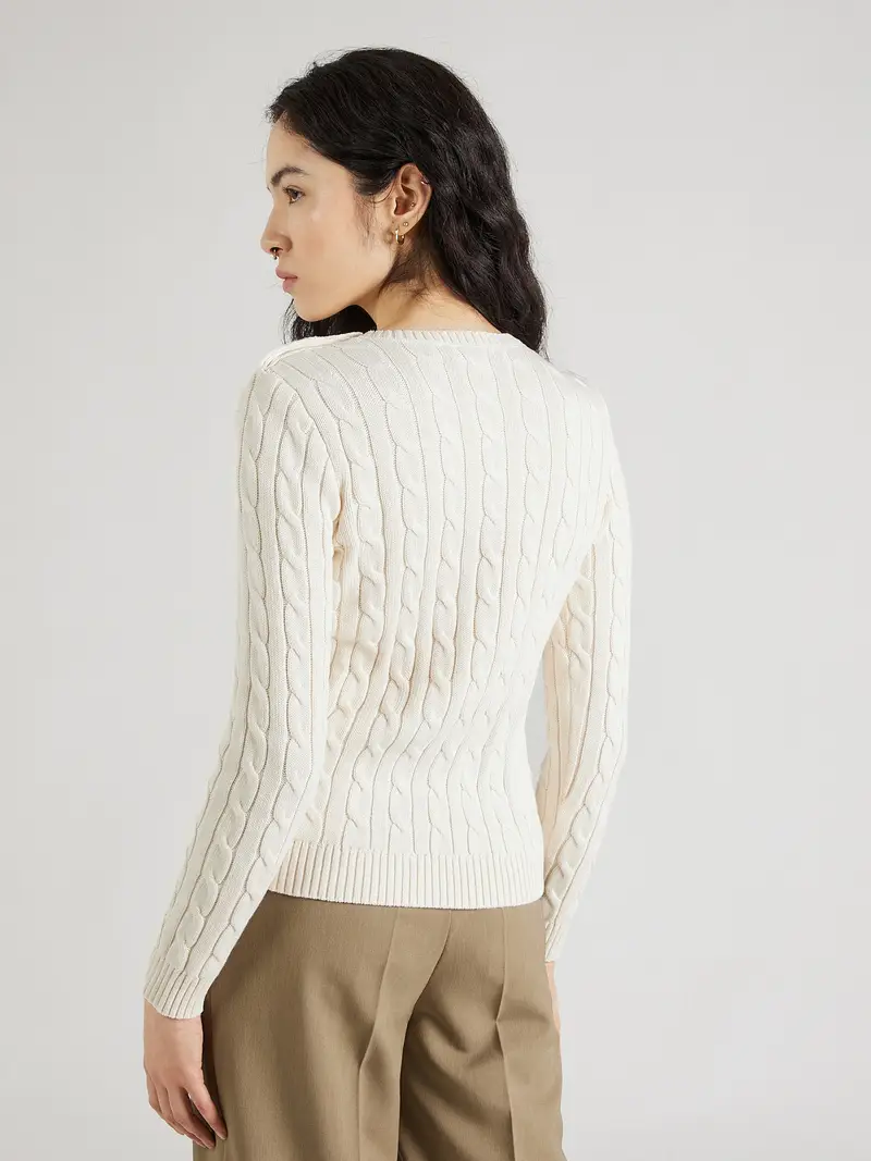 Lauren Ralph Lauren Pullover crema / oro miniatura 2