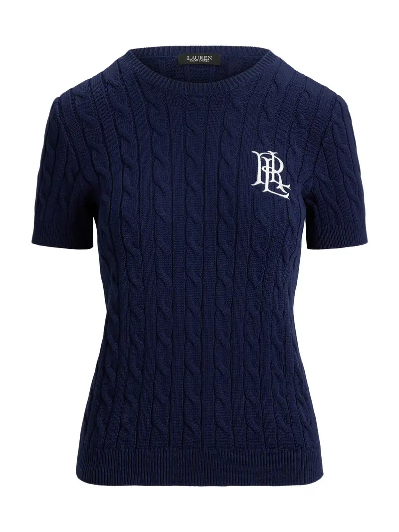 Pullover navy / bianco