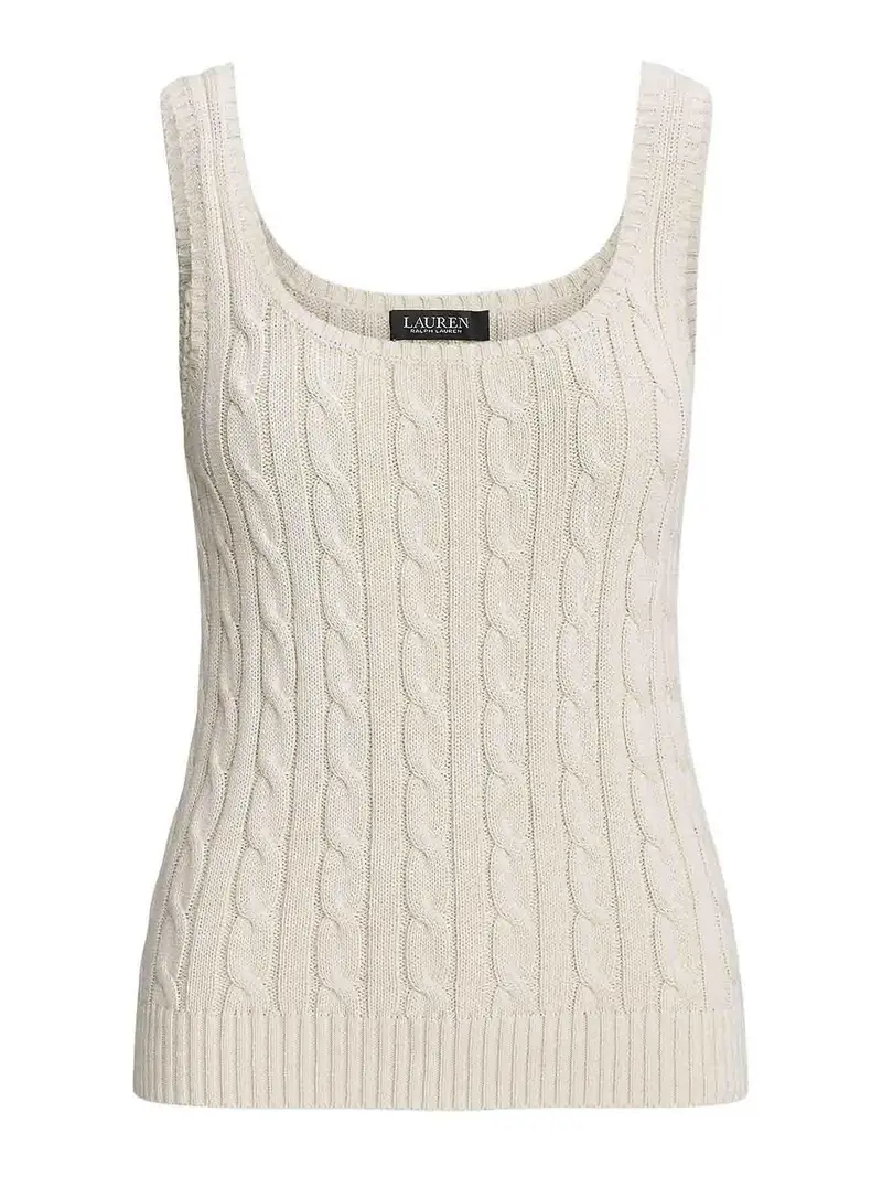 Pullover senza maniche Riduan Crema