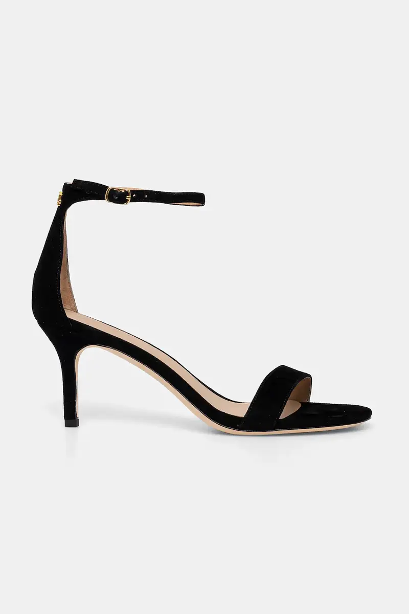 sandali in camoscio Allie Mid colore nero 802959175001 miniatura 2