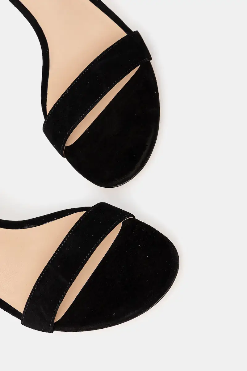 sandali in camoscio Allie Mid colore nero 802959175001 miniatura 4