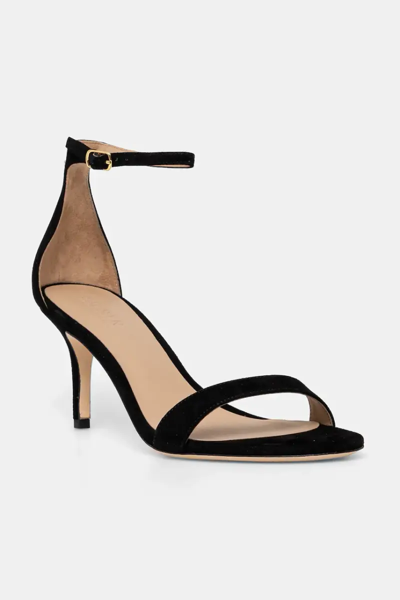 sandali in camoscio Allie Mid colore nero 802959175001