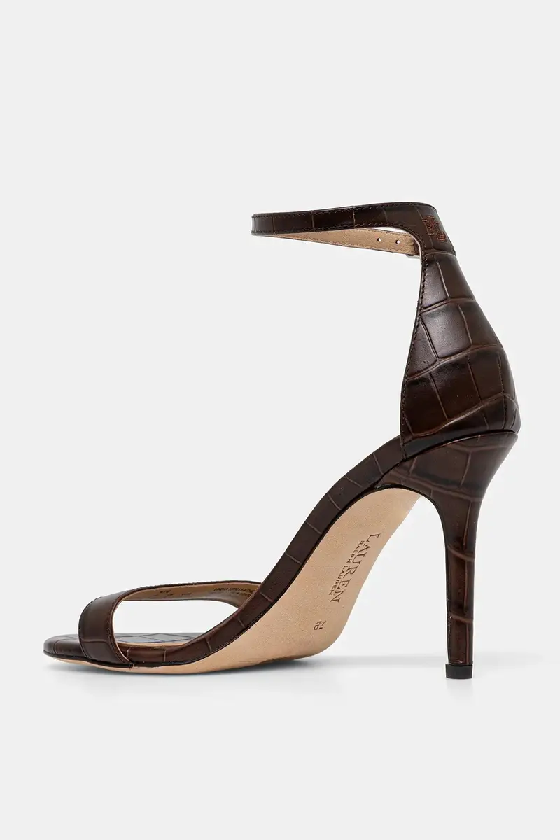 sandali in pelle Allie colore marrone 802979181001 miniatura 3