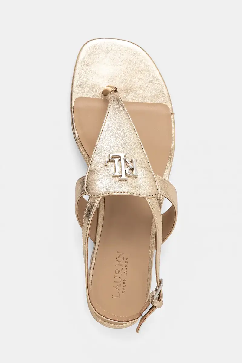 sandali in pelle Everley donna colore oro 802970532001 miniatura 4