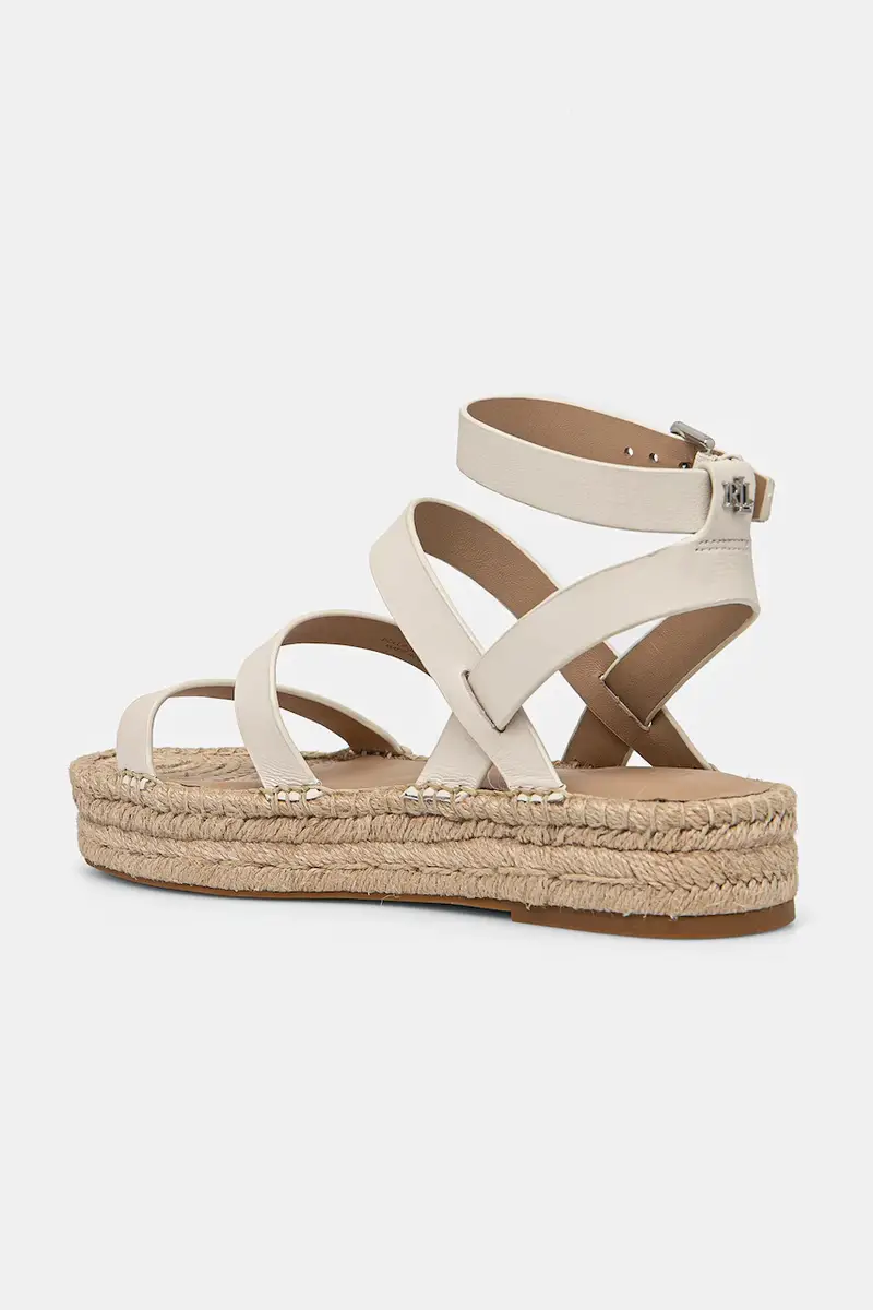 sandali in pelle Polly Gldtr donna colore beige 802967094001 miniatura 3