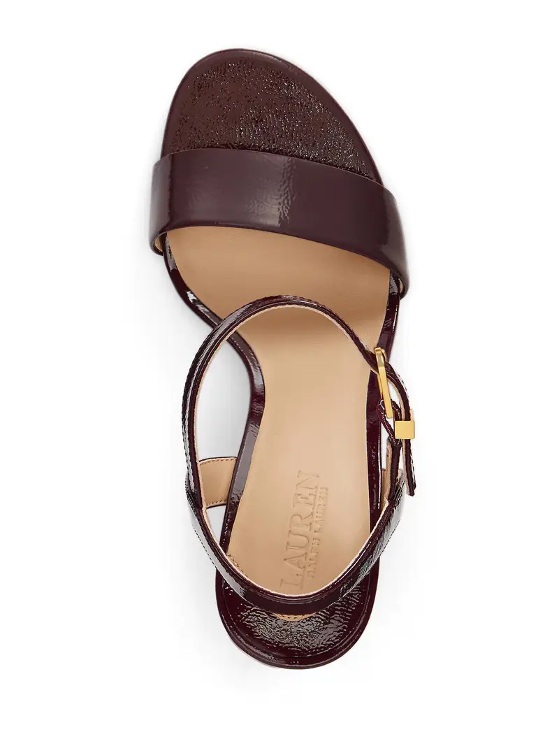 Sandalo con cinturino 'GWEN' borgogna miniatura 2