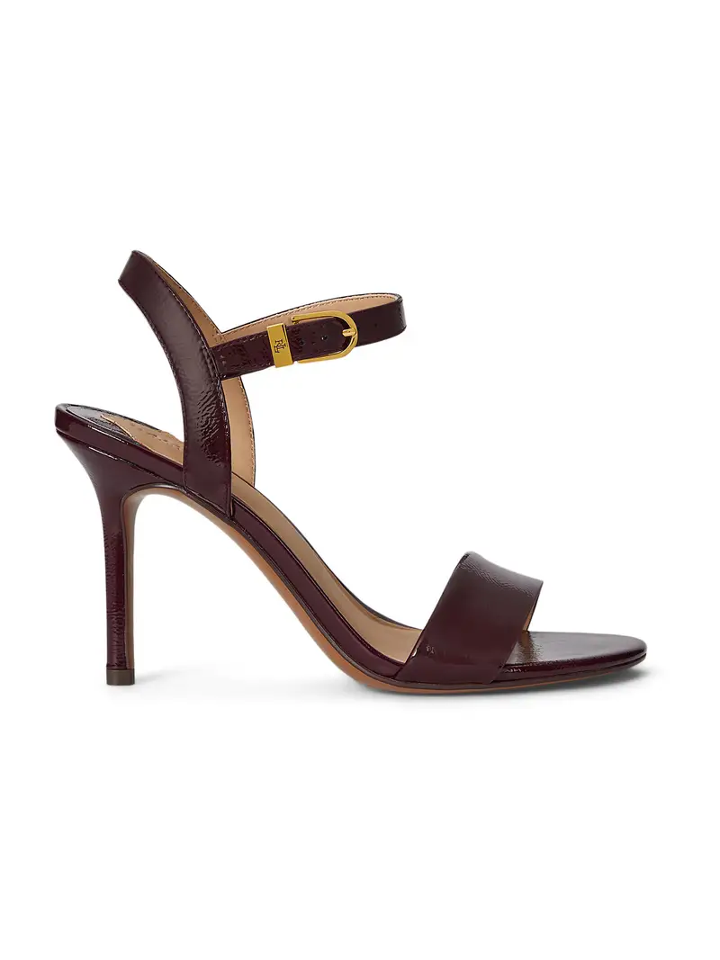 Sandalo con cinturino 'GWEN' borgogna