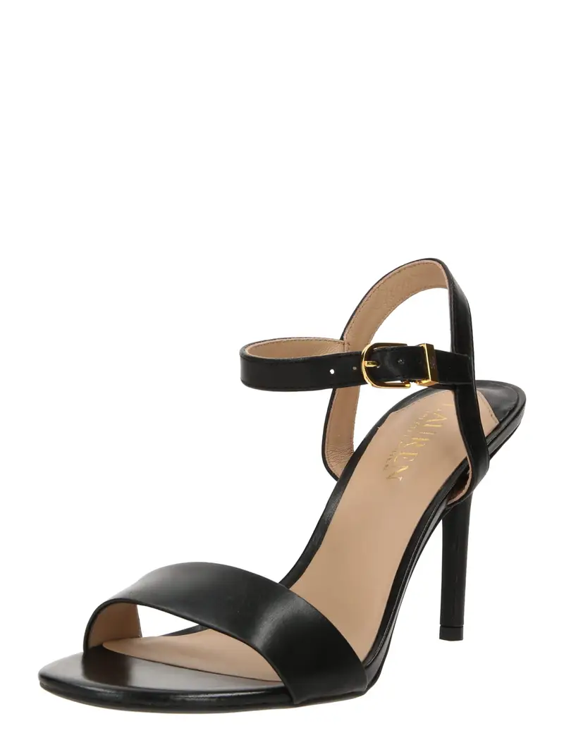 Lauren Ralph Lauren Sandalo con cinturino 'GWEN' nero
