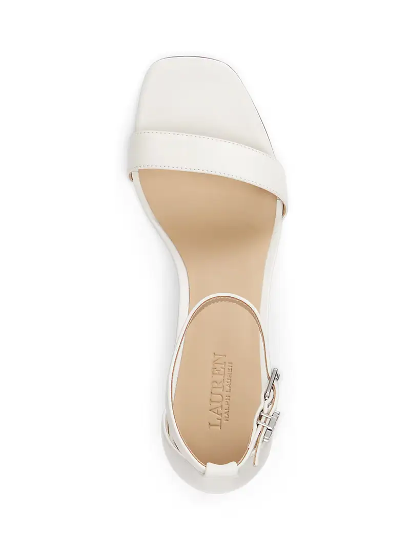 Sandalo con cinturino LOGAN bianco miniatura 3