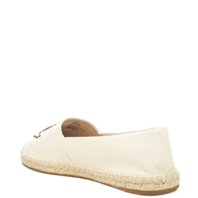 scarpe basse da donna cameryn con fondo in tessuto intrecciato bianco natural miniatura 3