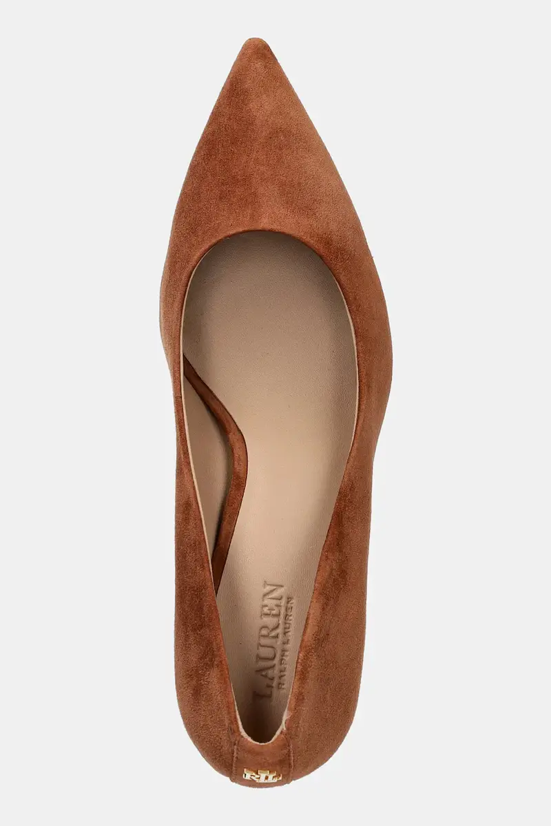 Lauren Ralph Lauren Décolleté Marrone 3250403 miniatura 4