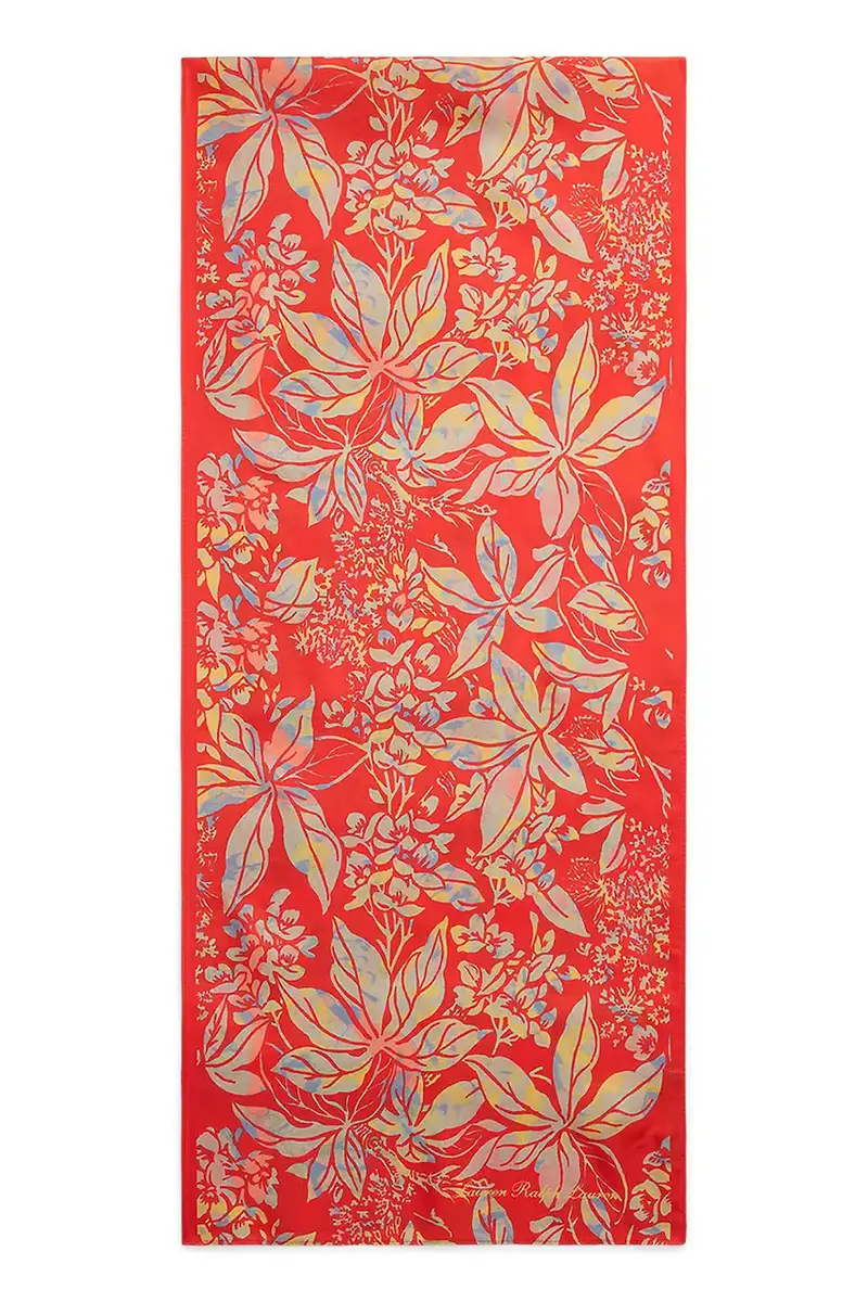 scialle in seta donna colore arancione 454980714 miniatura 2