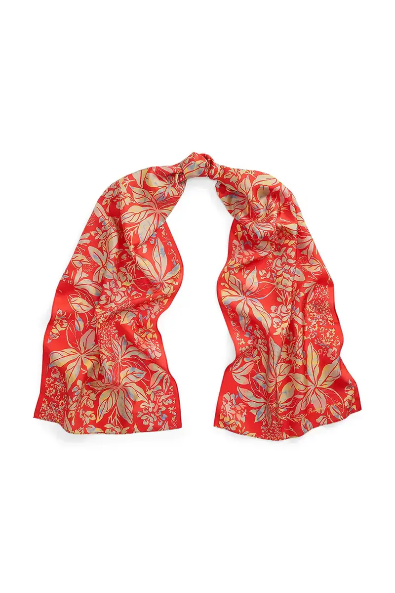 scialle in seta donna colore arancione 454980714