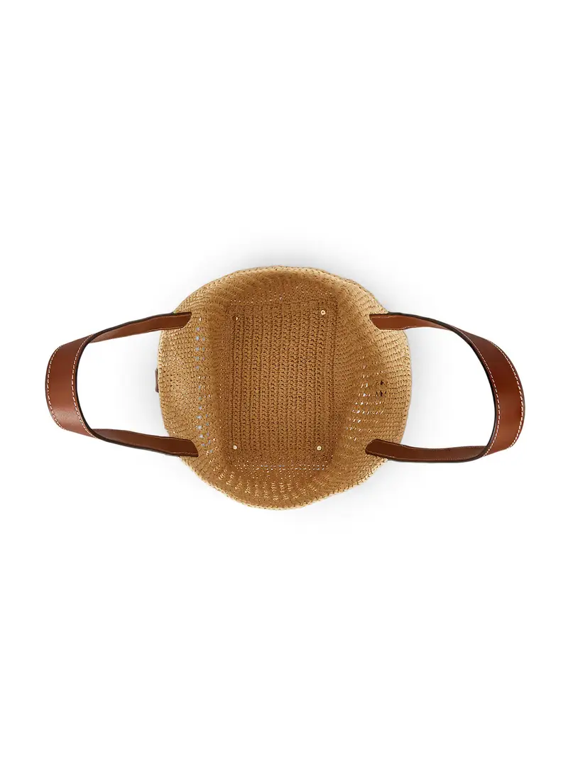 Shopper beige / cognac miniatura 3