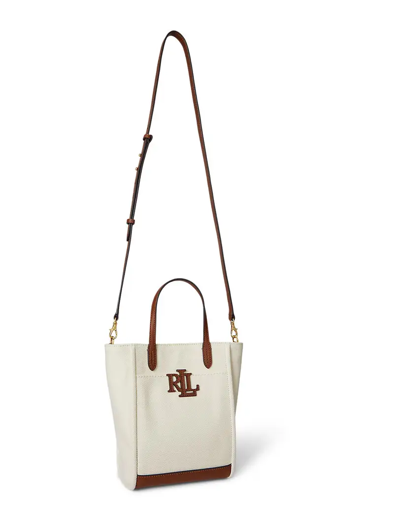 Shopper CMRYN crema / marrone miniatura 3