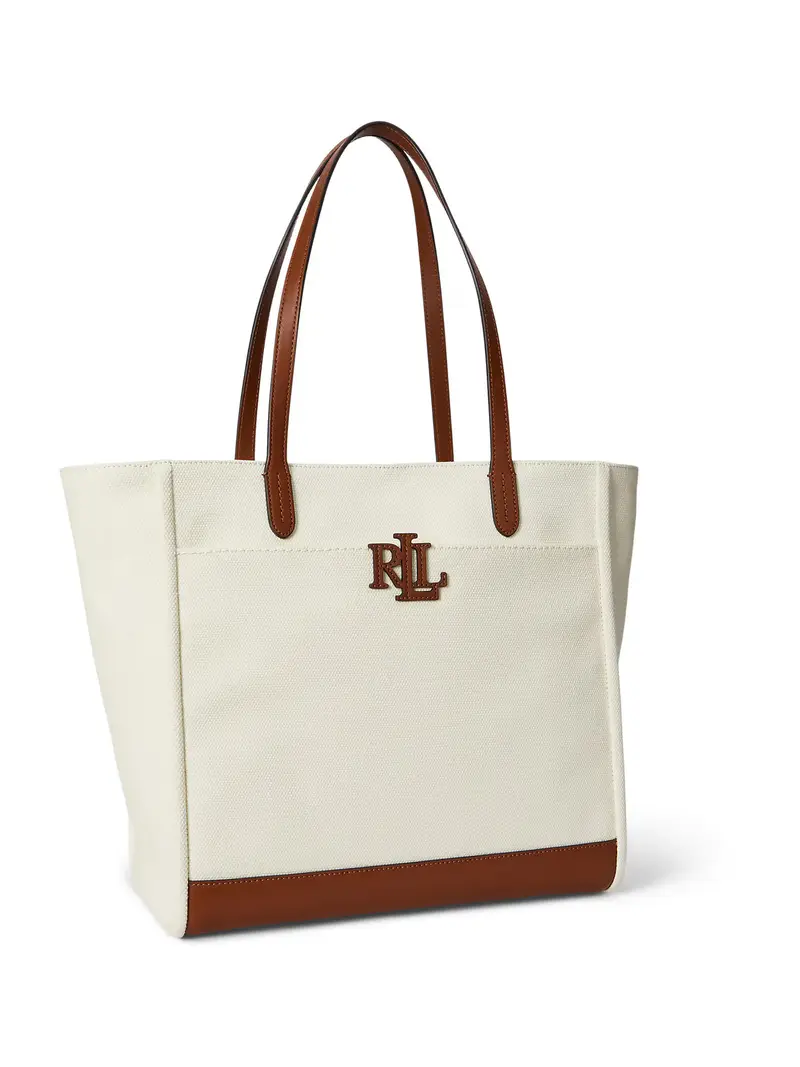 Shopper cognac / bianco miniatura 2